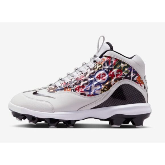 Nike Griffey 2 MCS Jackie Robinson Hi Baseball Cleats Men's Size 10 NEW - Picture 1 of 16